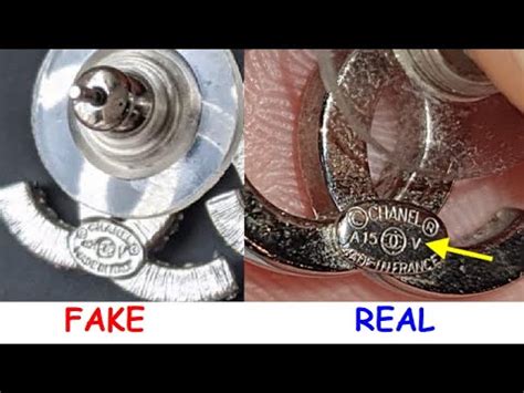 spotting fake chanel earrings|are chanel earrings real.